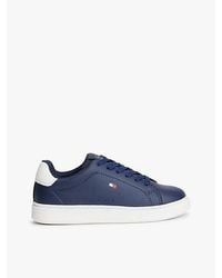 Tommy Hilfiger - Flag Contrast Heel Trainers - Lyst