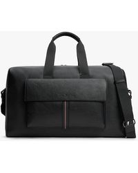 Tommy Hilfiger - Flap Pocket Pebble Grain Duffel Bag - Lyst
