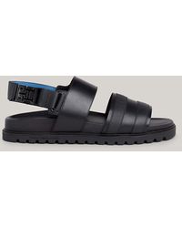 Tommy Hilfiger - Elevated Clip Cleat Leather Sandals - Lyst