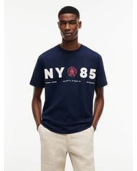 Tommy Hilfiger - Back Logo Relaxed Jersey T-Shirt - Lyst