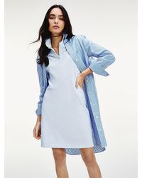 Tommy Hilfiger Slim Fit Polojurk - Blauw