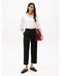 Tommy Hilfiger - Cropped Broek Met Tapered Fit - Lyst