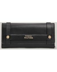 Tommy Hilfiger - Heritage Trifold Leather Flap Wallet - Lyst
