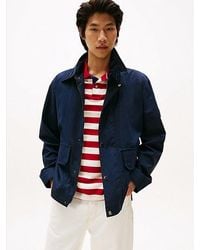 Tommy Hilfiger - Chaqueta Repelente Al Agua Con Cuello De Pana - Lyst