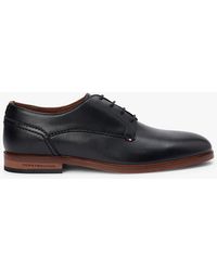 Tommy Hilfiger - Leather Derby Shoes - Lyst