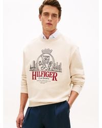 Tommy Hilfiger - Heritage Crest Embroidery Relaxed Sweatshirt - Lyst