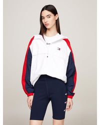 Tommy Hilfiger - Colour-blocked Hooded Chicago Windbreaker - Lyst