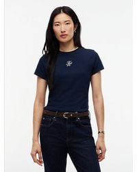 Tommy Hilfiger - Slim Fit Logo Embroidery T-Shirt - Lyst