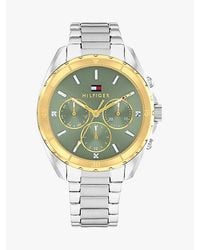Tommy Hilfiger - Uhr Mit Totalisatoren Und Grünem Zifferblatt - Lyst