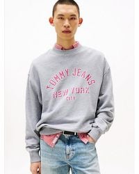 Tommy Hilfiger - Varsity Cropped Sweatshirt Met Boxy Fit - Lyst
