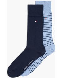Tommy Hilfiger - 2-Pack Flag Embroidery Stripe Socks - Lyst