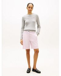 Tommy Hilfiger - Regular Fit Chino-Short Met Wassing - Lyst