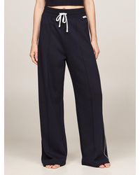 Tommy Hilfiger - Hilfiger Monotype Contrast Piping Lounge Trousers - Lyst