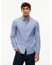 Tommy Hilfiger - Stretch Oxford Cotton Slim Fit Shirt - Lyst