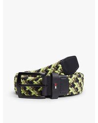 Tommy Hilfiger - Denton Gevlochten Elastische Riem - Lyst