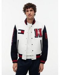 Tommy Hilfiger - Varsity Relaxed Fit Jack Met Logo-Appliqué - Lyst