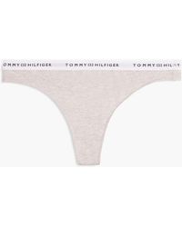 Tommy Hilfiger - Repeat Logo Waistband Thong - Lyst