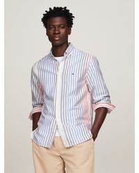 Tommy Hilfiger - Global Stripe Ithaca Regular Oxford Shirt - Lyst