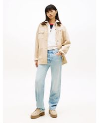 Tommy Hilfiger - Faded Mid Rise Straight Leg Jeans - Lyst