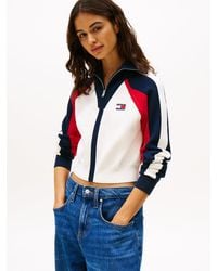 Tommy Hilfiger - Cardigan Colour-Block Avec Laine - Lyst
