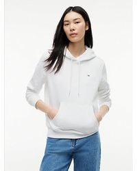 Tommy Hilfiger - Brushed Fleece Drawstring Hoody - Lyst