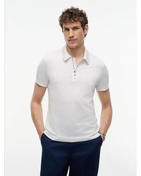 Tommy Hilfiger - Performance New York Label Regular Fit Polo Met Rits - Lyst