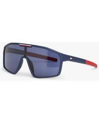 Tommy Hilfiger - Signature Mask Sunglasses - Lyst