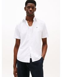 Tommy Hilfiger - Camicia Th Flex Regular Fit A Maniche Corte - Lyst