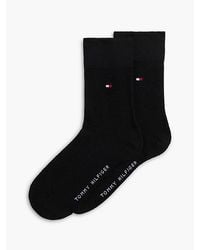 Tommy Hilfiger - 2 Pack Flag Embroidery Ankle Socks - Lyst