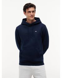 Tommy Hilfiger - Flag Embroidery Fleece Drawstring Hoody - Lyst