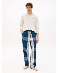 Tommy Hilfiger - Original Langarm-Pyjama Mit Print - Lyst