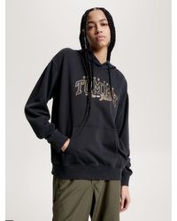 Tommy Hilfiger - Varsity Logo Relaxed Fit Hoody - Lyst