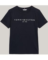 Tommy Hilfiger - Adaptive Signature Logo Crew Neck T-shirt - Lyst