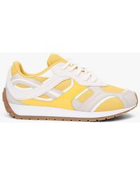 Tommy Hilfiger - Th Monogram Leather Mixed Texture Trainers - Lyst