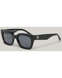 Tommy Hilfiger - Cat-Eye-Sonnenbrille mit TH-Monogramm - Lyst