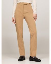 Tommy Hilfiger - Gabardine Slim Trousers - Lyst