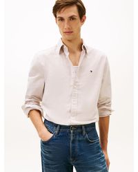 Tommy Hilfiger - Chemise Coupe Standard Boutonnée En Coton Bio - Lyst