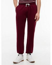 Tommy Hilfiger - Contrast Drawstring Fleece Cuffed Joggers - Lyst