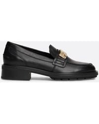 Tommy Hilfiger - Th Monogram Leather Loafers - Lyst