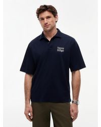 Tommy Hilfiger - Oversized Fit Back Logo Polo Shirt - Lyst