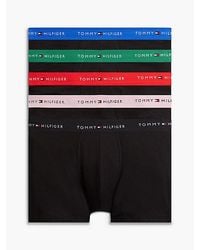 Tommy Hilfiger - 5 Pack Signature Logo Waistband Boxer Briefs - Lyst