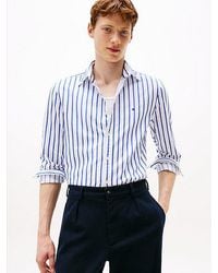 Tommy Hilfiger - Regular Fit Oxford Overhemd Met Streep - Lyst