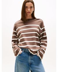 Tommy Hilfiger - Pullover Con Scollatura A Barca - Lyst