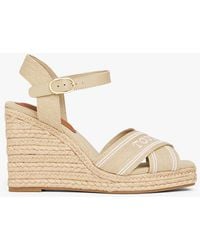 Tommy Hilfiger - Sandali Espadrillas Con Zeppa - Lyst