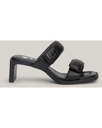 Tommy Hilfiger - Soho Hook And Loop Leather Sandals - Lyst
