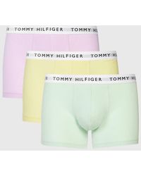 Tommy Hilfiger 3-pack Logo Waistband Trunks - Metallic