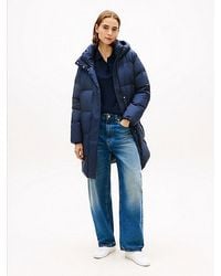 Tommy Hilfiger - Water Repellent Down Hooded Coat - Lyst