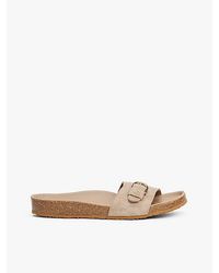 Tommy Hilfiger - Sandalias De Ante Con Tira Ajustable - Lyst