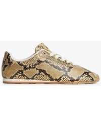 Tommy Hilfiger - Print Leather Trainers - Lyst