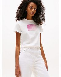 Tommy Hilfiger - Kurzarmshirt TJW REG GRADIENT FLAG SS - Lyst